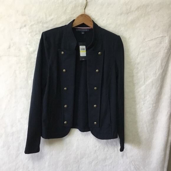 Tommy Hilfiger Jackets & Blazers - Tommy Hilfiger Navy Military Band Jacket